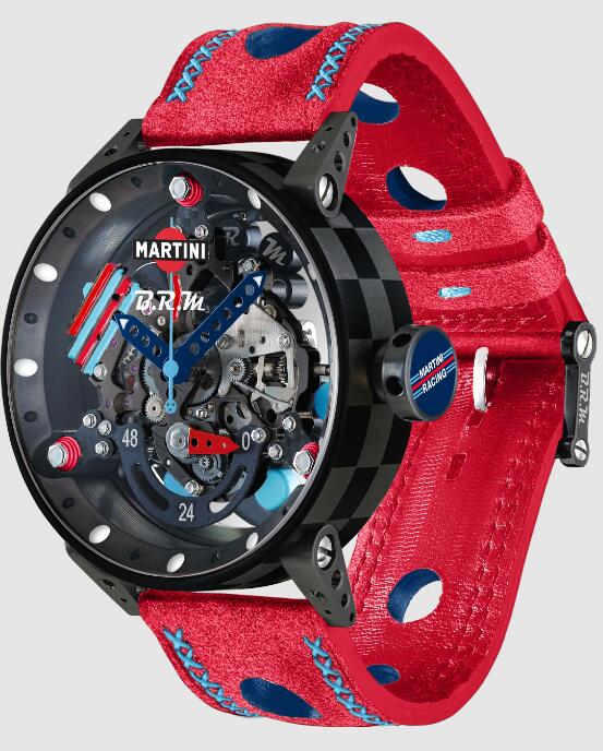 Luxury BRM R50 R50-TN-MR Red Leather Replica Watch